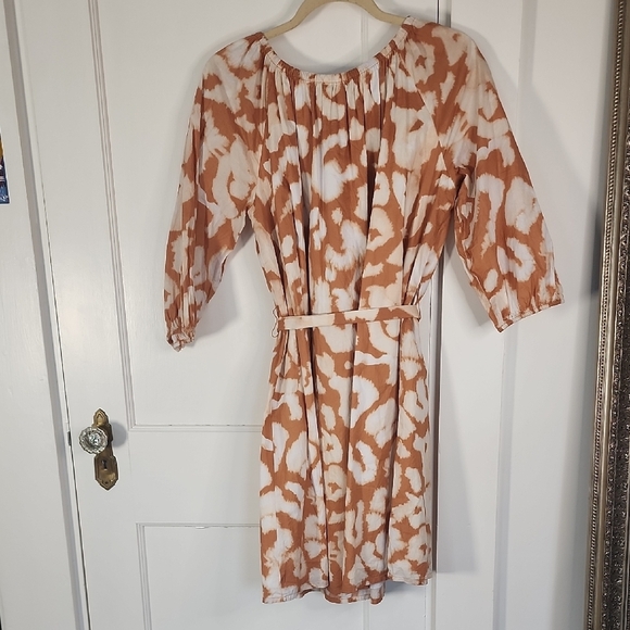 Elizabeth & James Uptown Dayglow cotton long sleeved dress size M - Picture 4 of 4
